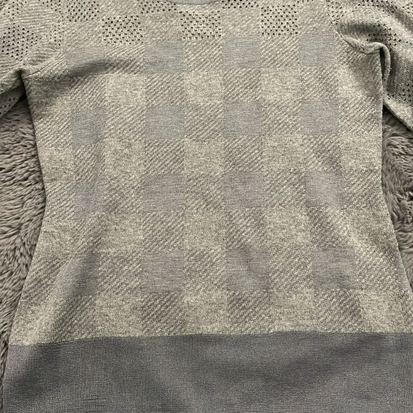 Rag & Bone Gray Plaid Charlotte Crew Sweater - Picture 4 of 12